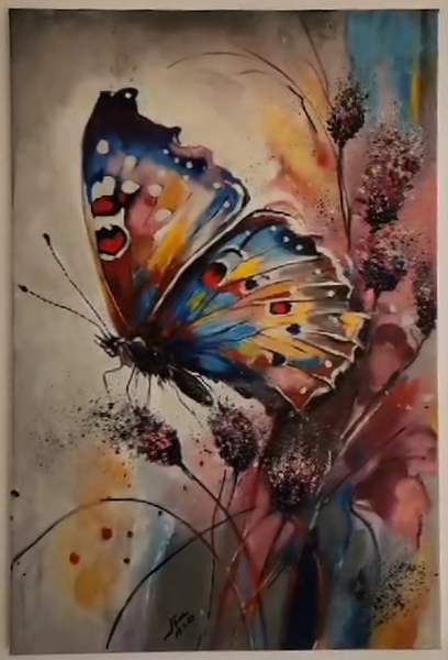 ArteDiAlina.com painting: Emotion in an instant